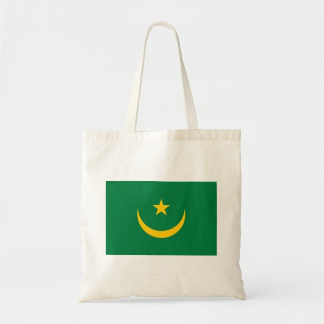 Bolso De Tela Bandera antigua de Mauritania (Frente)