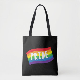 Bolso De Tela Bandera arco iris del orgullo