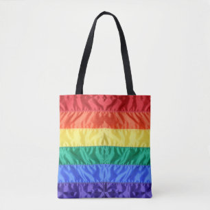 Bolso De Tela Bandera arcoiris Orgullo gay LGBTQ el amor LGBT es