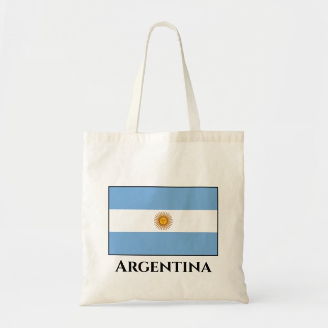 Bolso De Tela Bandera argentina (Frente)