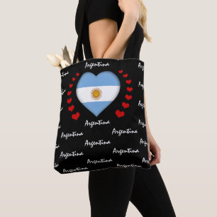 Bolso De Tela Bandera argentina, bandera argentina de moda/depor