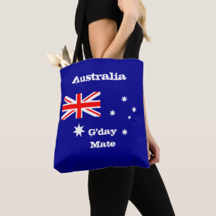 Bolso De Tela Bandera australiana y moda del G'day Mate / Austra