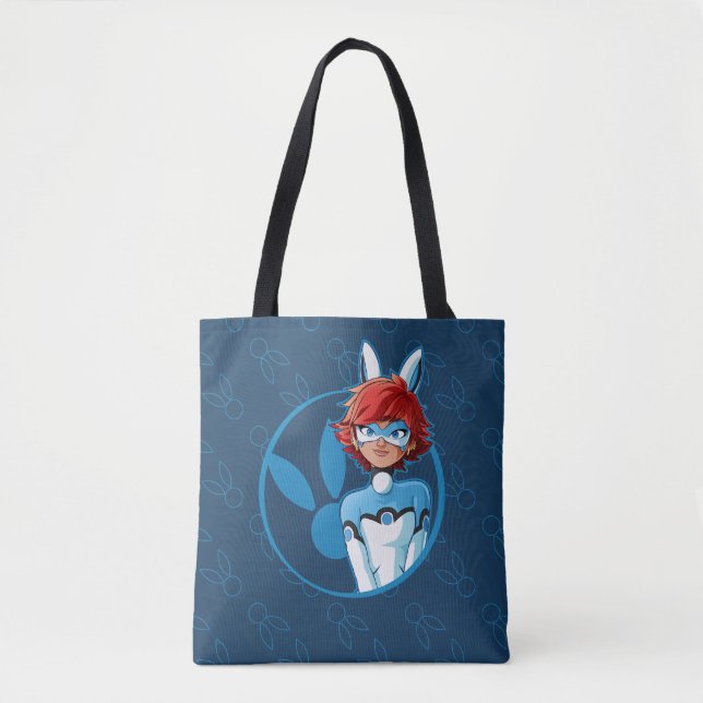 Bolso De Tela Bandera azul Bunnyx (Anverso)