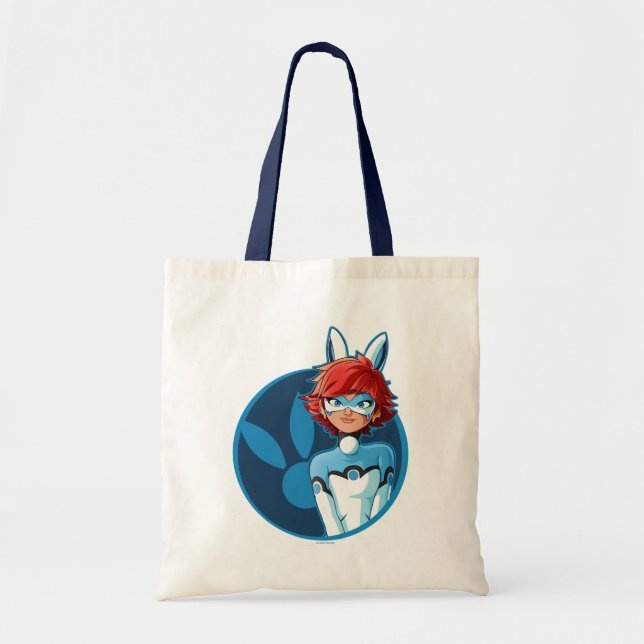Bolso De Tela Bandera azul Bunnyx (Frente)