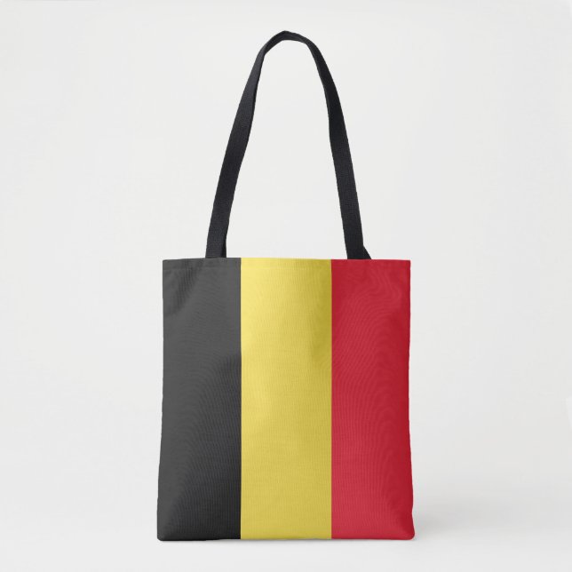 Bolso De Tela Bandera belga (Anverso)
