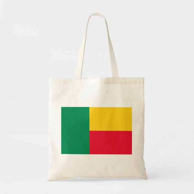 Bolso De Tela bandera benin (Frente)