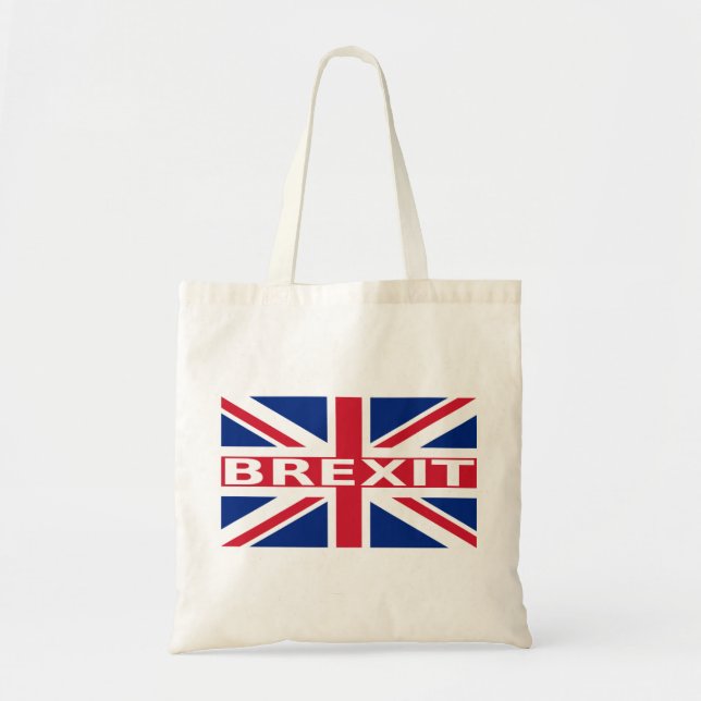 Bolso De Tela Bandera británica Brexit (Frente)