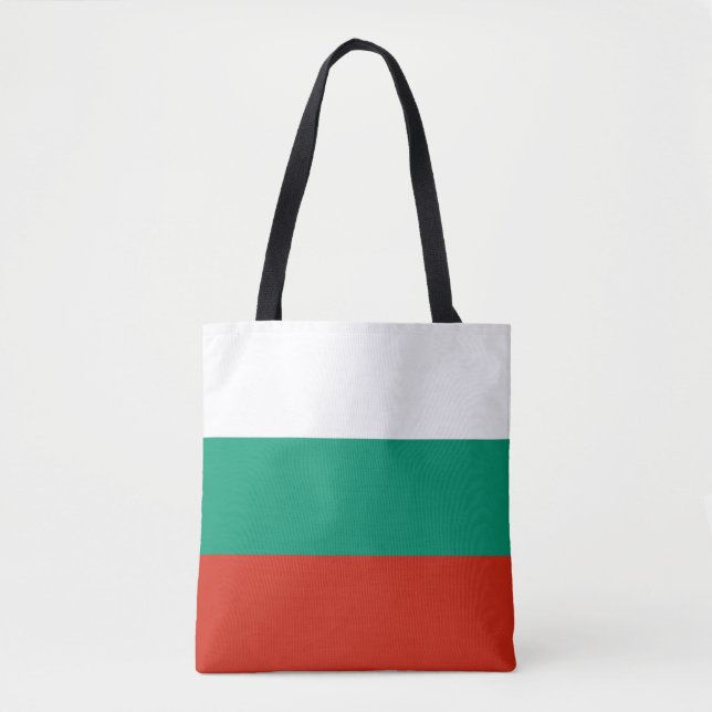 Bolso De Tela Bandera búlgara patriótica (Anverso)