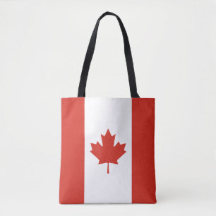 Bolso De Tela Bandera canadiense patriota