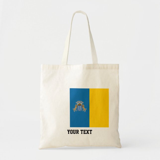 Bolso De Tela Bandera canaria (Frente)