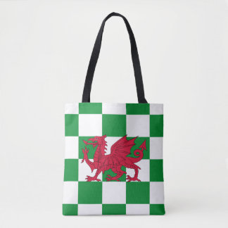 Bolso De Tela Bandera Celta Dragón Rojo Místico de Gales
