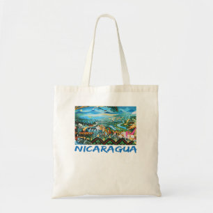 Bolso De Tela Bandera Centroamericana de Nicaragua