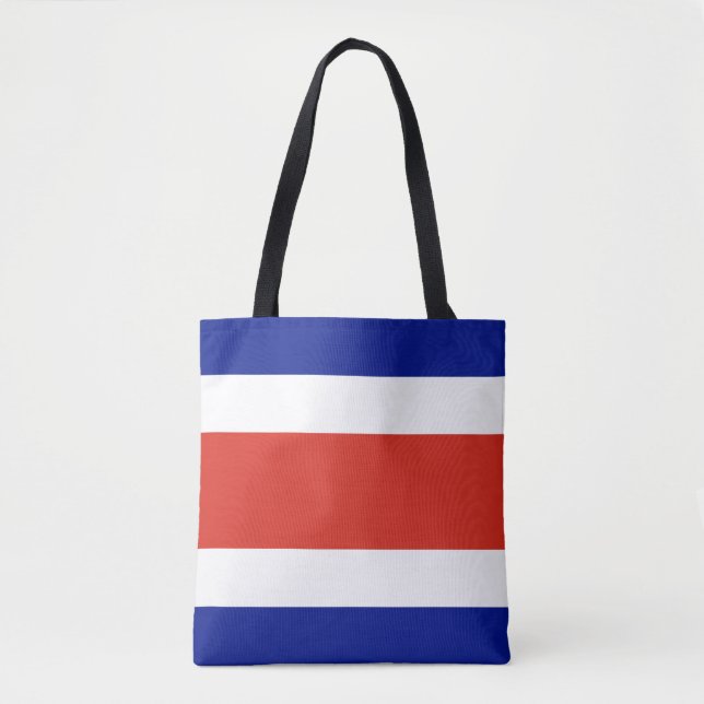 Bolso De Tela Bandera Civil de Costa Rica (Anverso)