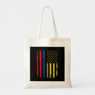 Bolso De Tela Bandera colombiana norteamericana recorre Colombia