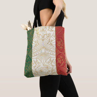 Bolso De Tela Bandera con patrimonio Art Déco | Nombre personali