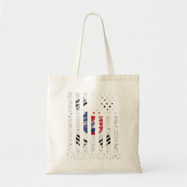 Bolso De Tela Bandera coreana para la capacitación en artes marc (Frente)