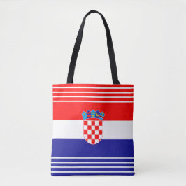 Bolso De Tela Bandera Croata Con Rayas Hrvatska Zastava
