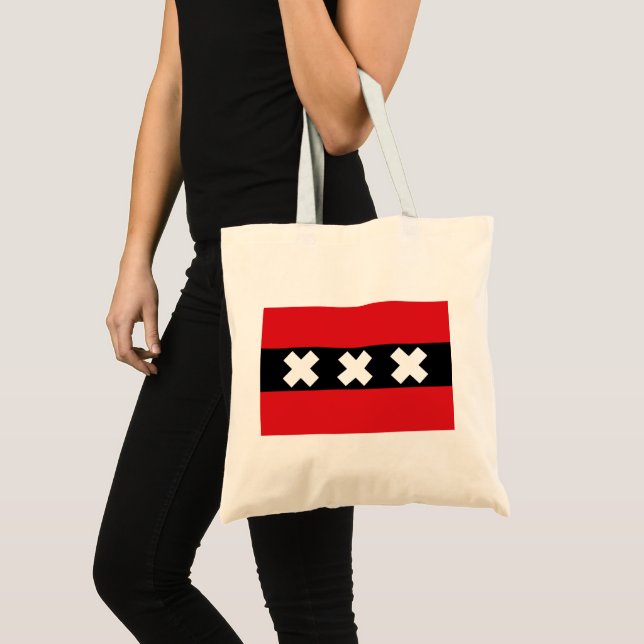 Bolso De Tela Bandera de Ámsterdam (Anverso (producto))