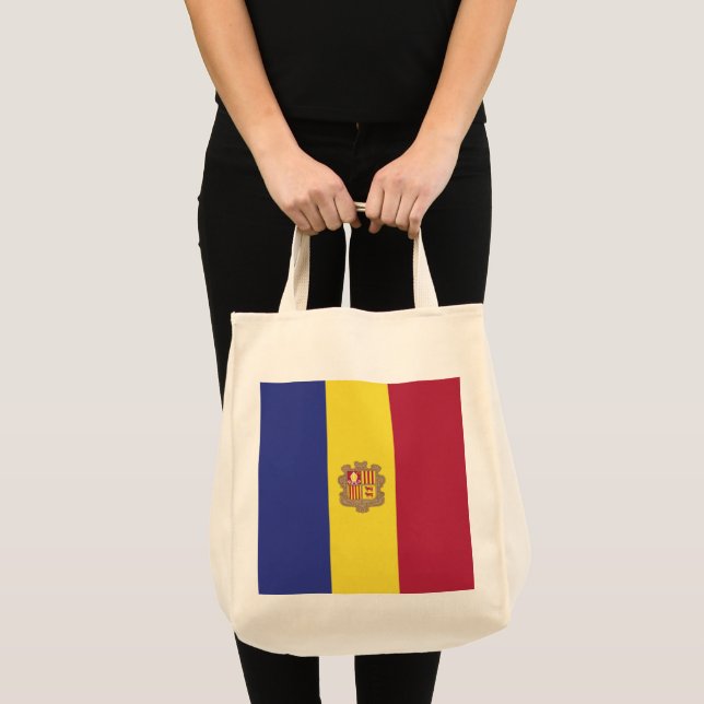 Bolso De Tela Bandera de Andorra (Anverso (producto))