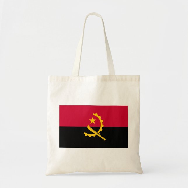 Bolso De Tela Bandera de Angola (Frente)