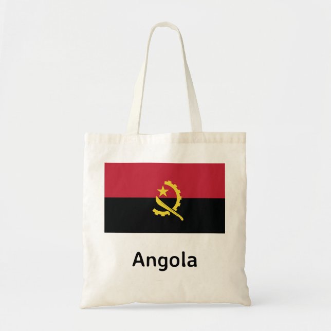Bolso De Tela Bandera de Angola (Frente)