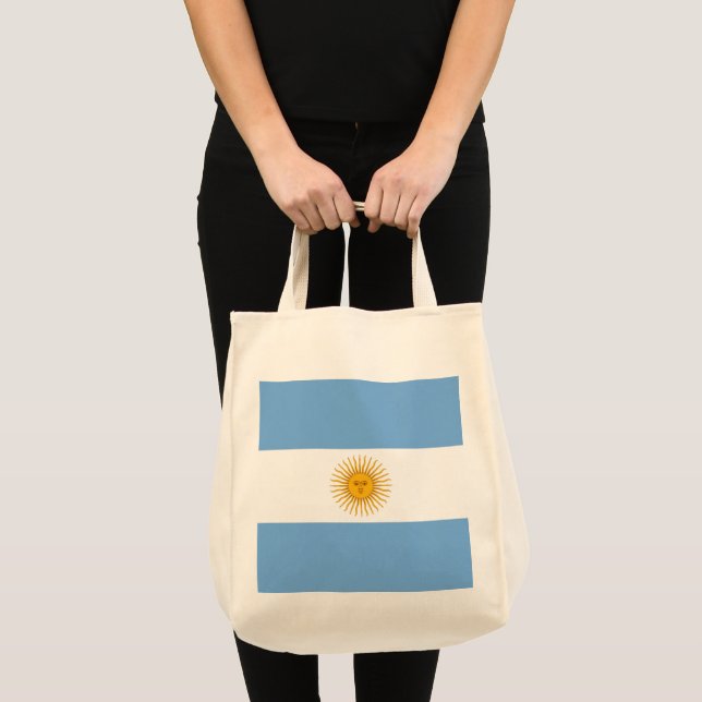 Bolso De Tela Bandera de Argentina (Anverso (producto))