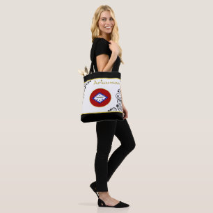 Bolso De Tela Bandera de Arkansas