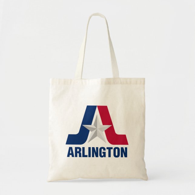 Bolso De Tela Bandera de Arlington, Texas Tote Bag (Frente)