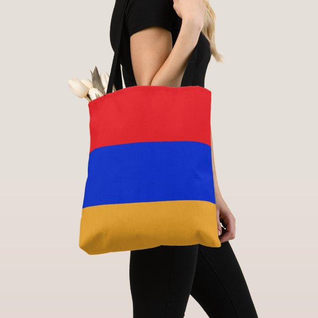 Bolso De Tela Bandera de Armenia (Detalle)