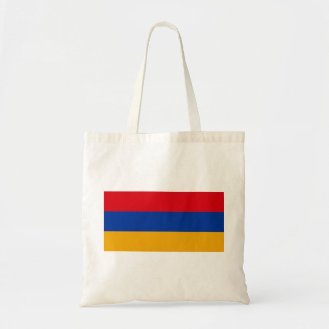 Bolso De Tela Bandera de Armenia (Frente)