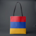 Bolso De Tela Bandera de Armenia<br><div class="desc">Bandera de Armenia</div>
