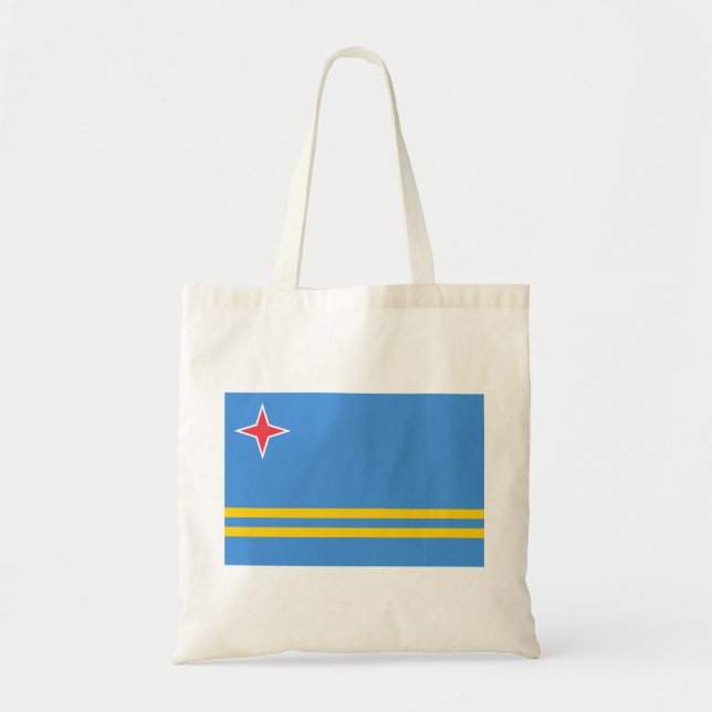 Bolso De Tela Bandera de Aruba (Frente)