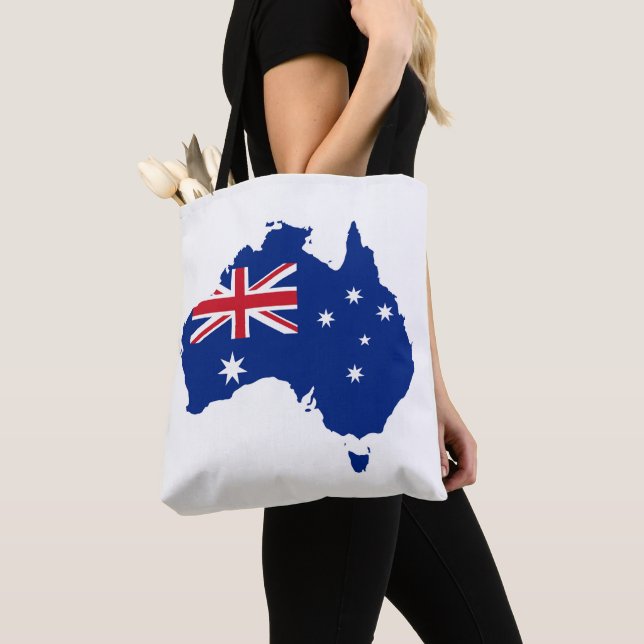 Bolso De Tela Bandera de Australia (Detalle)