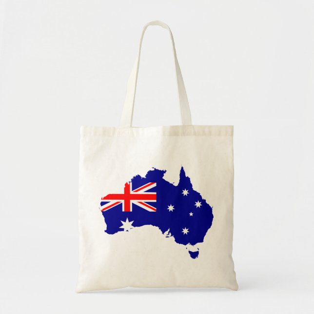 Bolso De Tela bandera de australia (Frente)