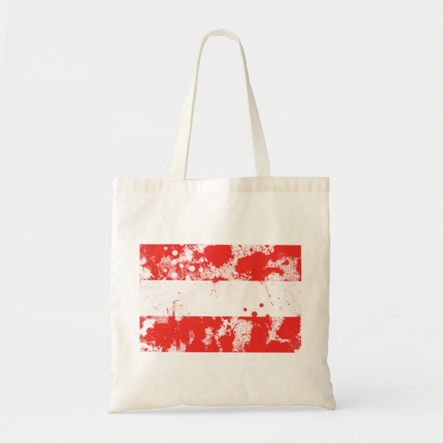 Bolso De Tela Bandera de Austria (Frente)
