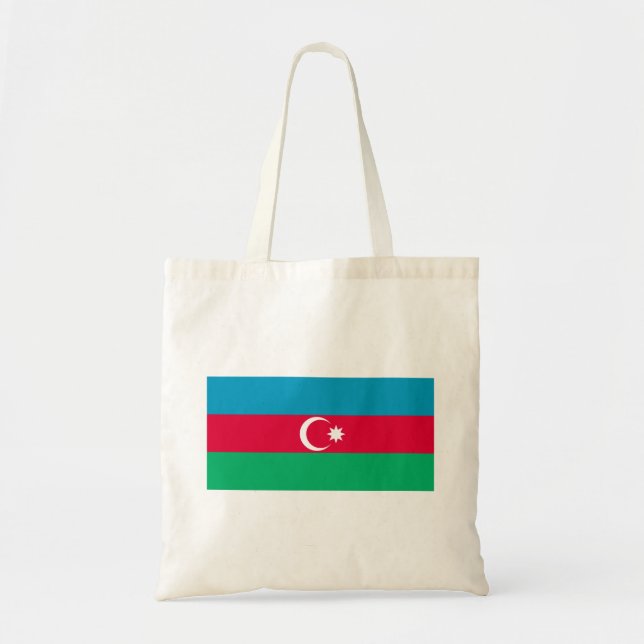 Bolso De Tela Bandera de Azerbaiyán (Frente)