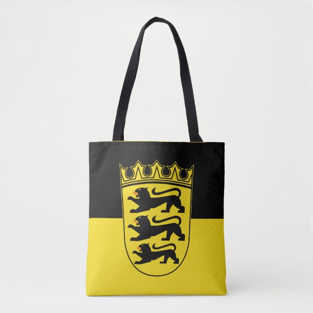 Bolso De Tela Bandera de Baden-Württemberg Tote Bag (Anverso)