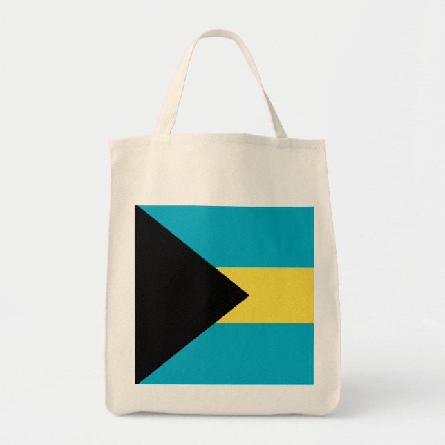 Bolso De Tela Bandera de Bahamas (Frente)
