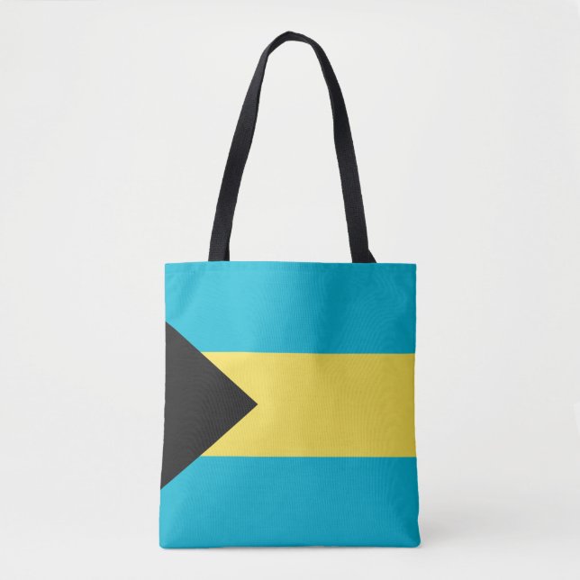 Bolso De Tela Bandera de Bahamas (Anverso)