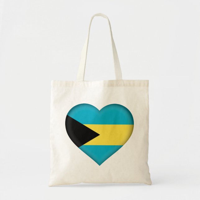 Bolso De Tela Bandera de Bahamas (Frente)