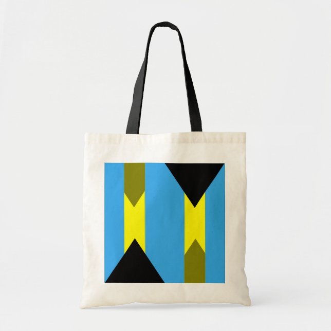 Bolso De Tela Bandera de Bahamas (Frente)