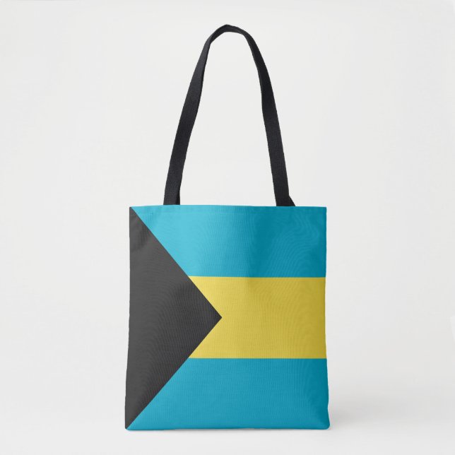 Bolso De Tela Bandera de Bahamas (Anverso)