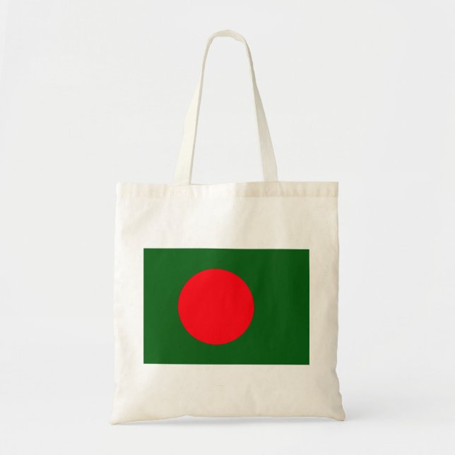 Bolso De Tela Bandera de Bangladesh (Frente)