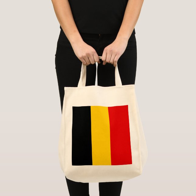 Bolso De Tela Bandera de Bélgica (Anverso (producto))