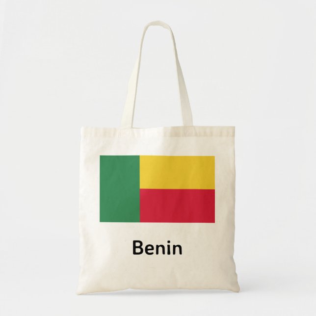 Bolso De Tela Bandera de Benín (Frente)