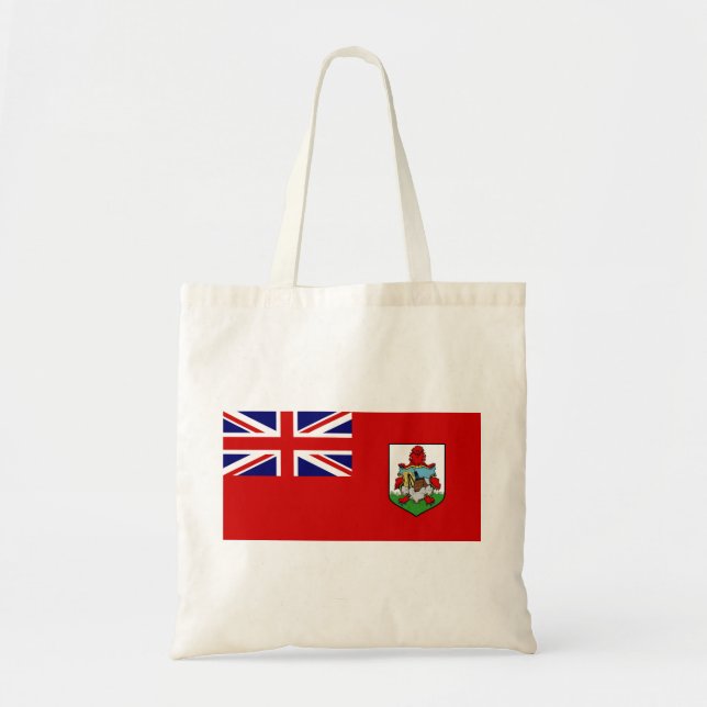Bolso De Tela bandera de bermuda (Frente)