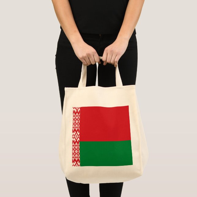 Bolso De Tela Bandera de Bielorrusia (Anverso (producto))