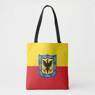 Bolso De Tela Bandera de Bogotá, Colombia Tote Bag