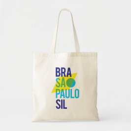 Bolso De Tela Bandera de Brasil São Paulo