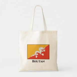 Bolso De Tela Bandera de Bután